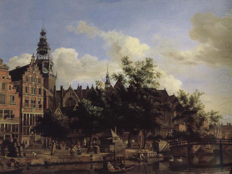Jan van der Heyden Old church landscape china oil painting image